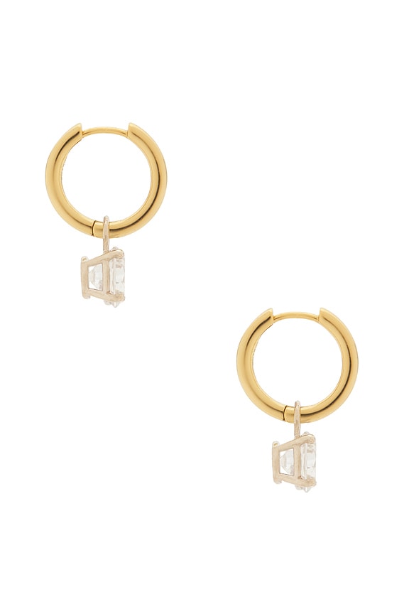 view 2 of 3 Roux Huggie Earring in Gold