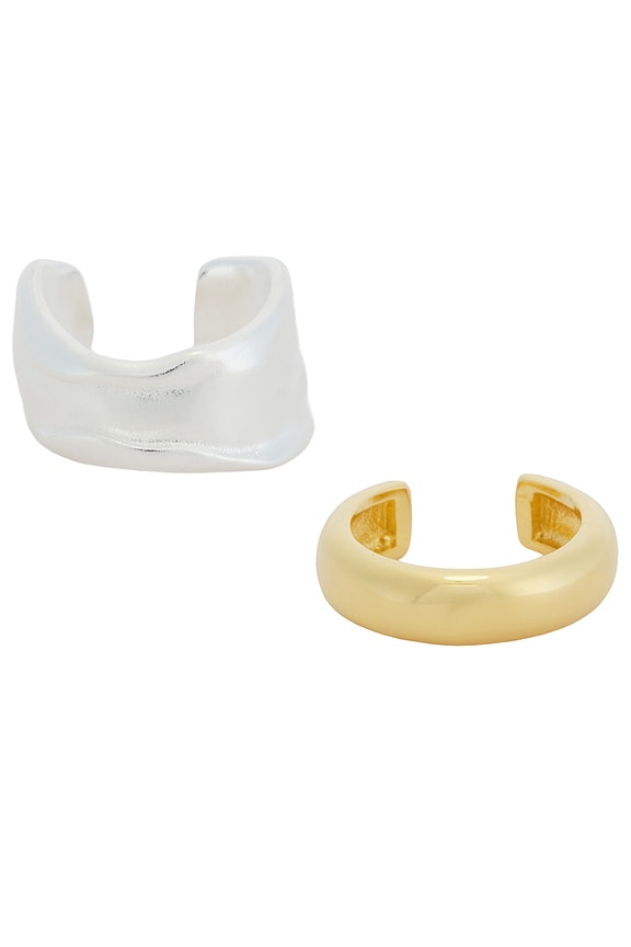 view 2 of 3 Plaisir Ear Cuff Set in Gold & Silver
