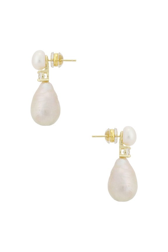 view 2 of 2 Josephine Earring in Pearl