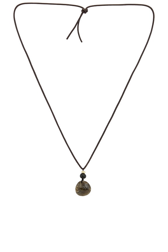 view 1 of 3 x REVOLVE Connor Gemstone Long Necklace in Brown & Neutral Agate