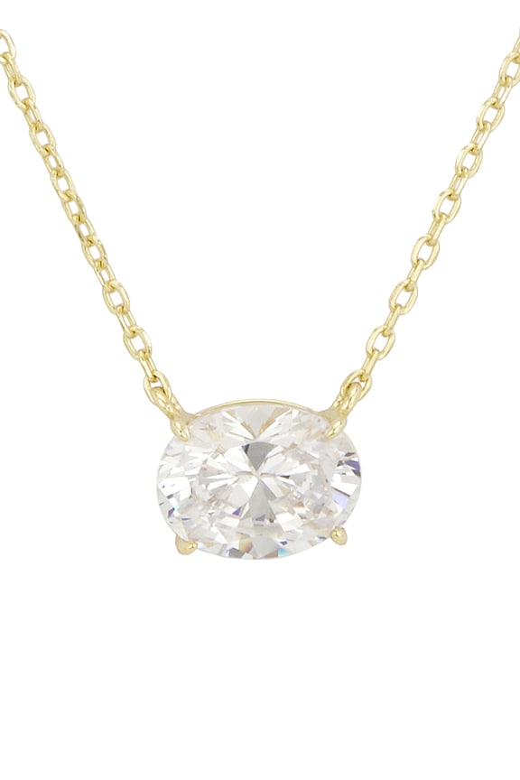 view 2 of 3 SAUTOIR PENDENTIF OVAL in Silver