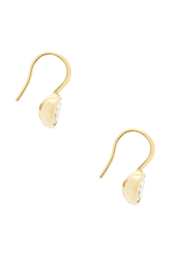 view 2 of 3 BOUCLES D'OREILLES PENDENTIF OVAL in Gold