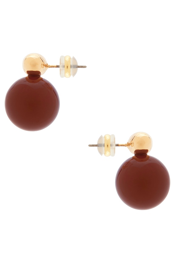 view 2 of 2 Alice Rouge Earring in Red & Gold