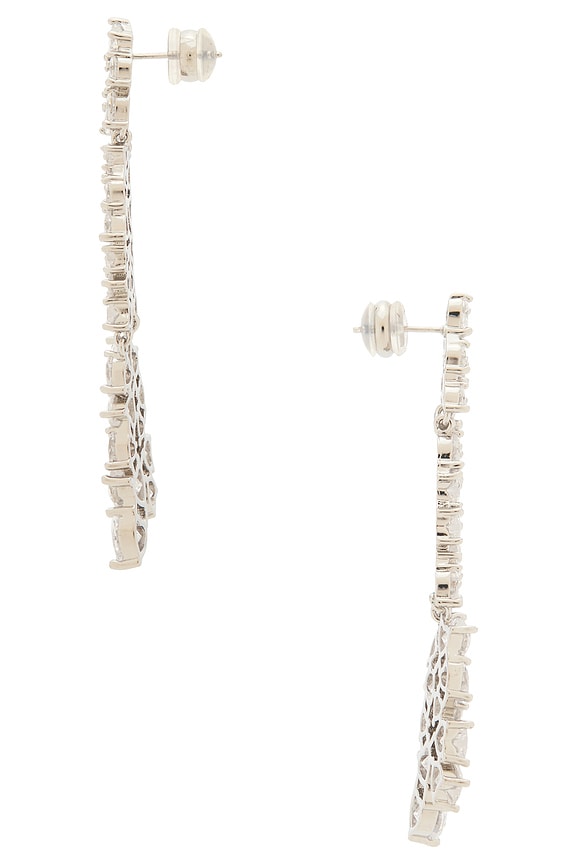 view 2 of 2 Ren Pave Earring in Silver
