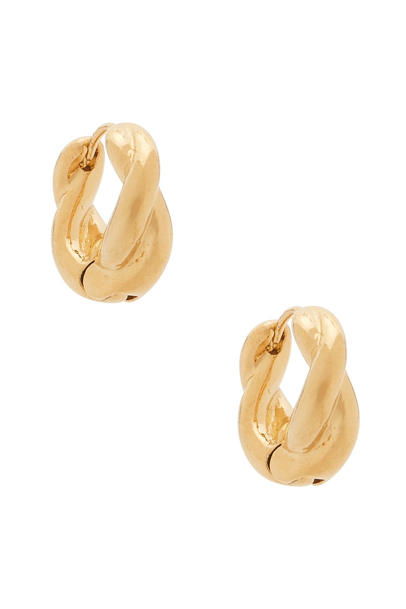 view 1 of 3 PENDIENTES DE ABRAZOS HOUGHTON in Gold