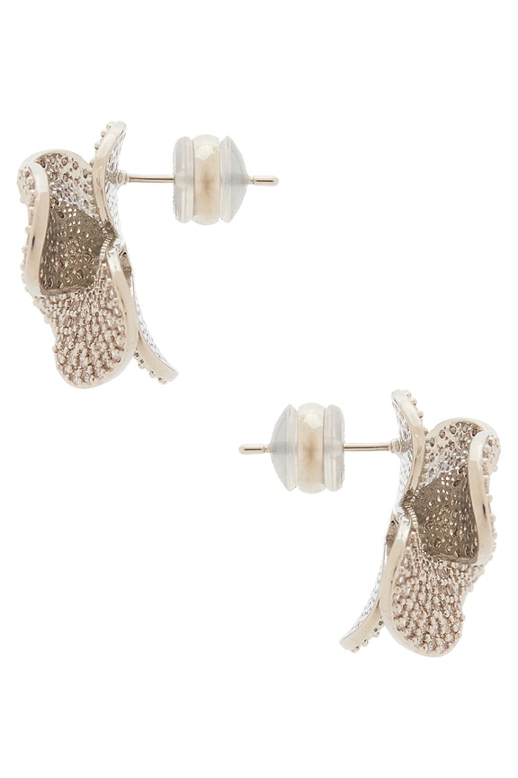 view 2 of 2 Bloom Pave Earring in Silver