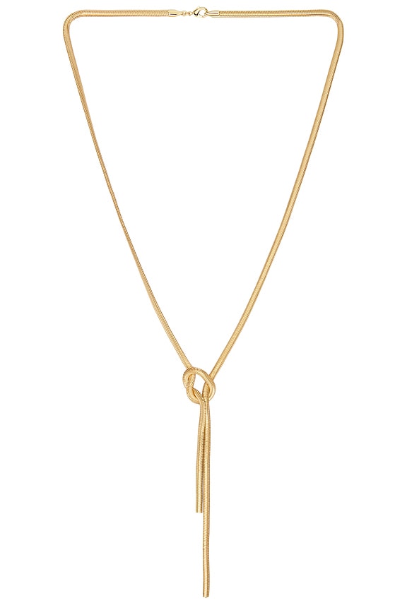 view 1 of 3 COLLIER LASSO LE DEUX in Gold