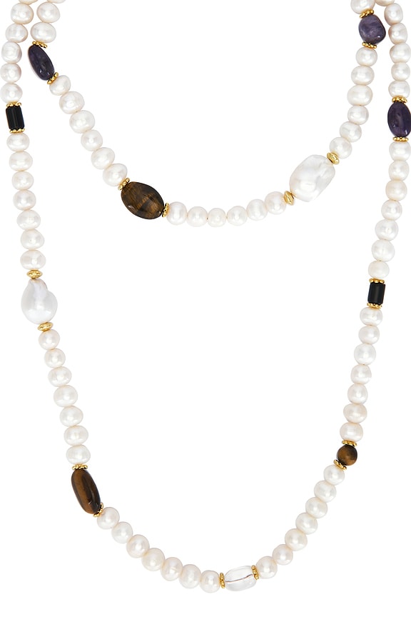 view 2 of 3 Bennet Gemstone Necklace in Multi