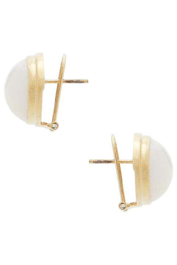 view 2 of 2 BOUCHE 스터드 귀걸이 in Pearl