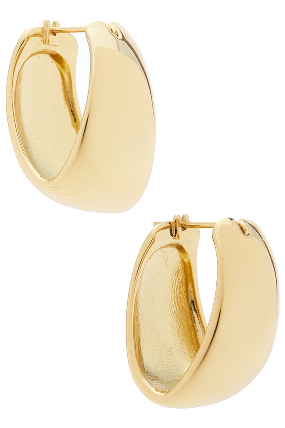 view 1 of 3 Couplet Hoops Earrings in Gold