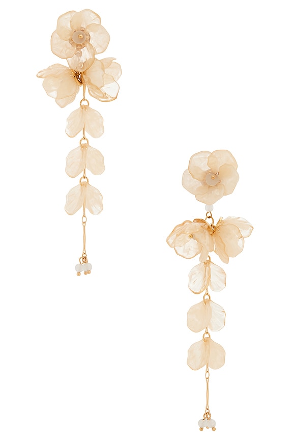 view 1 of 2 IRIS 드롭 귀걸이 in Ivory