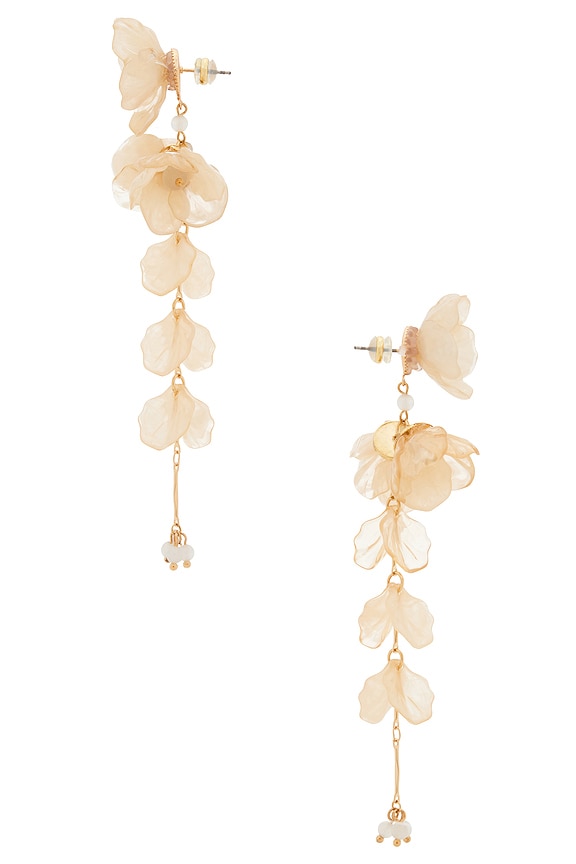view 2 of 2 IRIS 드롭 귀걸이 in Ivory