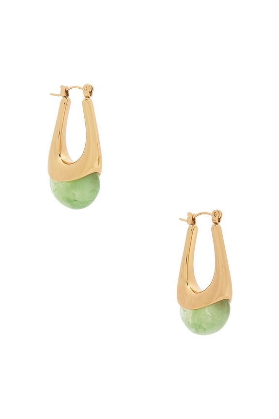 view 1 of 3 Elysse Hoop in Aventurine