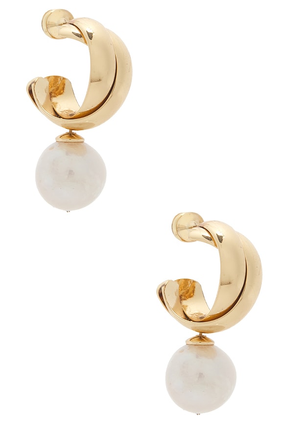 view 1 of 3 BOUCLES D'OREILLES ROSS in Gold