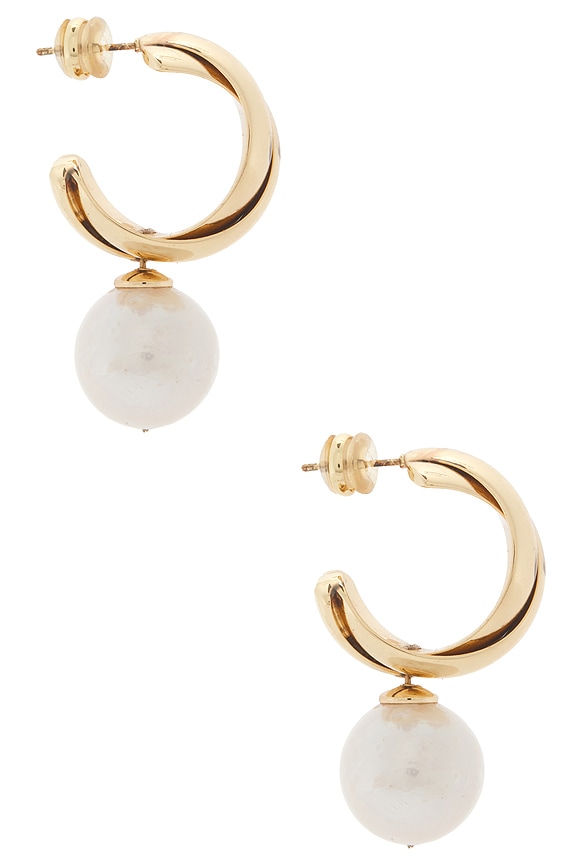 view 2 of 3 BOUCLES D'OREILLES ROSS in Gold