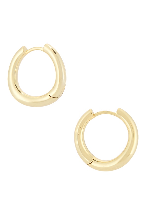 view 2 of 3 PENDIENTES DE ARO LENNOX in Gold