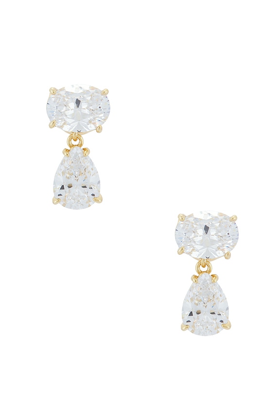 view 1 of 2 PENDIENTE EARRING in Gold