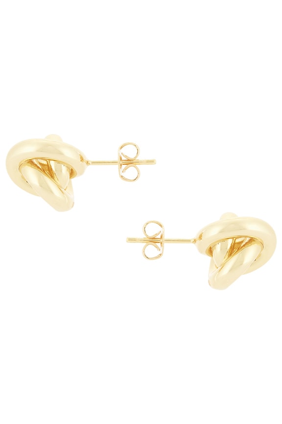 view 2 of 2 Knot Stud Earrings in Gold