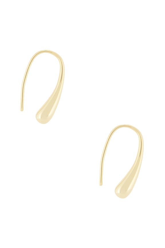 view 2 of 3 PENDIENTES LARGOS MIA in Gold