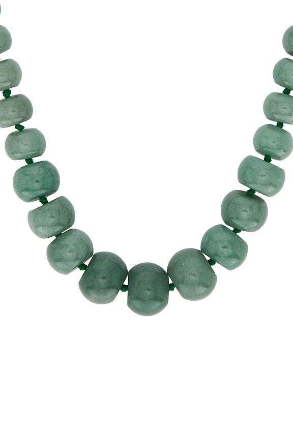 view 2 of 2 COLLIER AVEC PERLES in Green