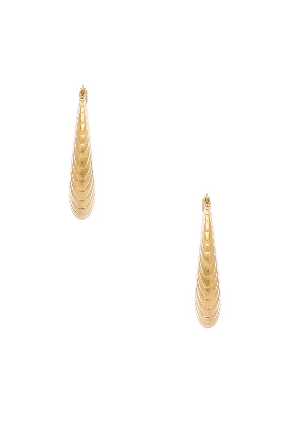 view 2 of 2 Sadie Hoops in Gold