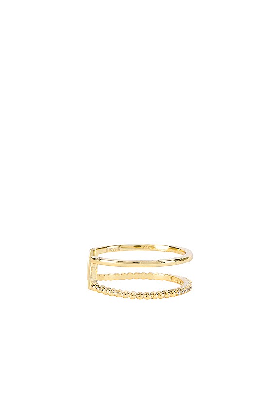 view 2 of 3 BAGUE JADE in Gold