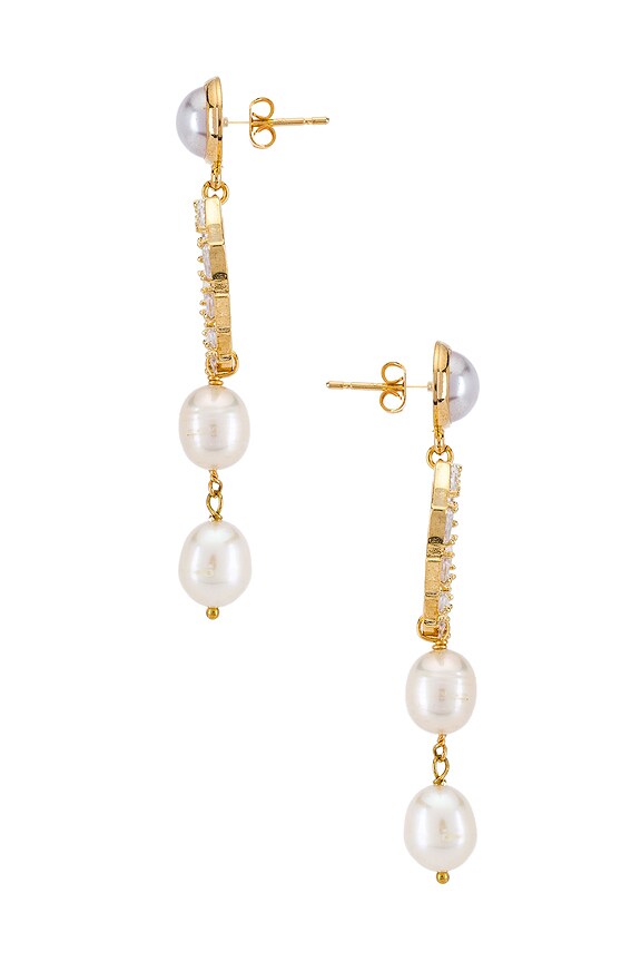 view 2 of 3 Love Affair Earrings in Gold