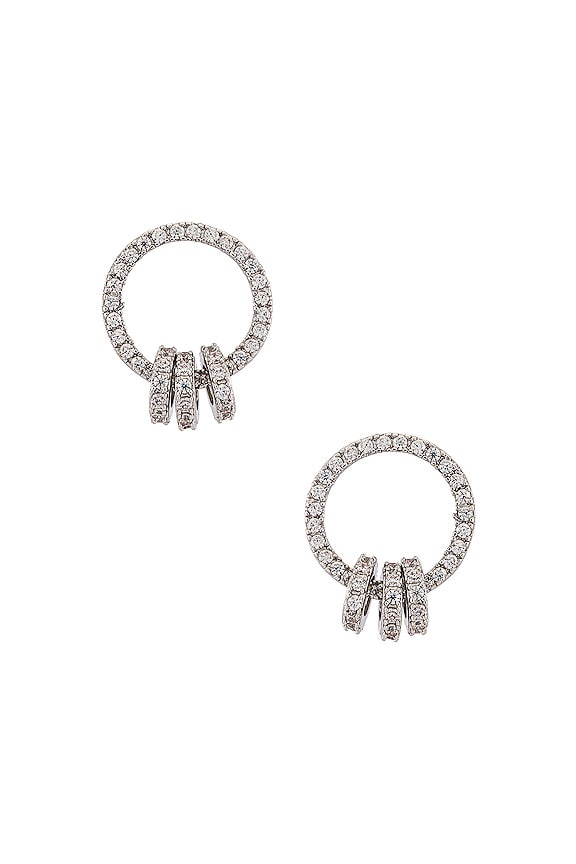 view 1 of 2 Eternity Stud in Silver