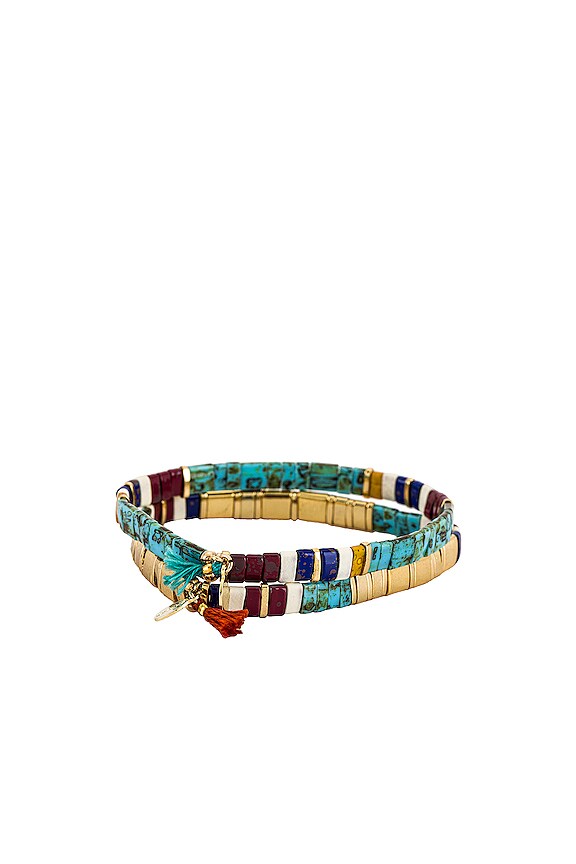 view 2 of 2 Tilu Bracelet Set in Iroquoise