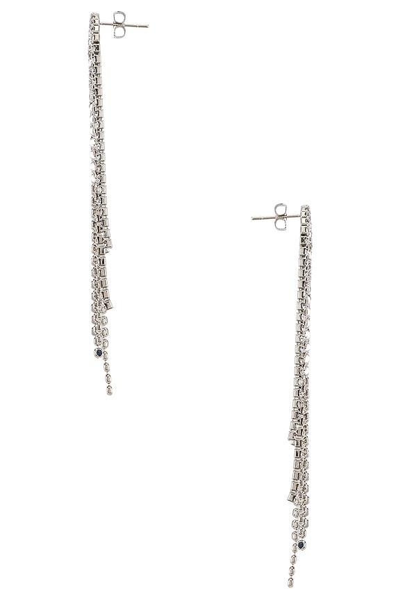 view 2 of 2 Casino Earrings in Silver