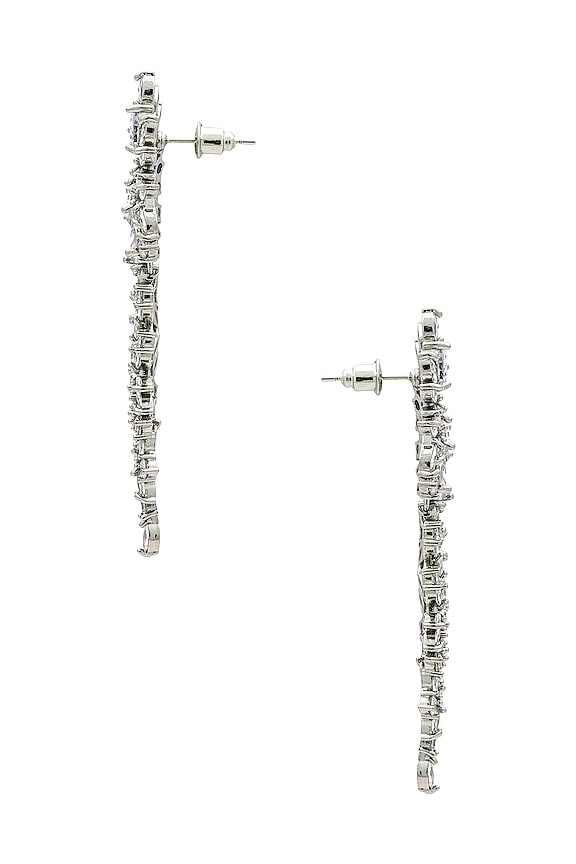 view 2 of 2 BOUCLES D'OREILLES AIMEE in Silver