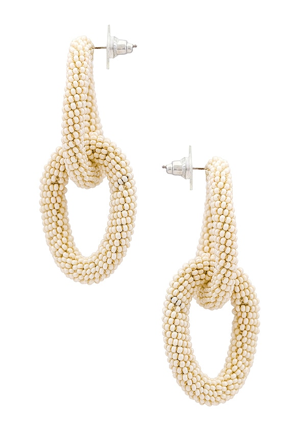 view 2 of 2 Skipper Earrings in White