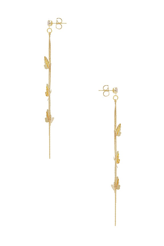 view 2 of 2 BOUCLES D'OREILLES MARIPOSA in Gold