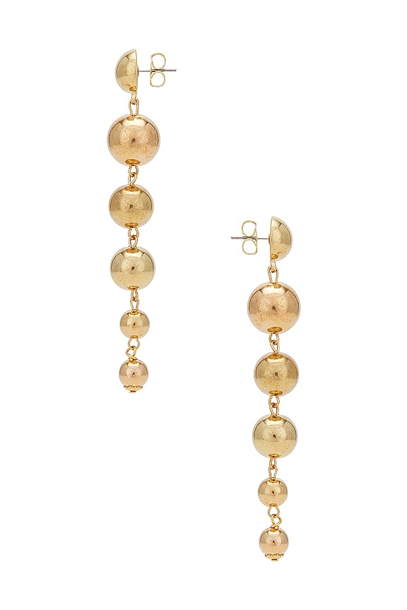 view 2 of 2 PENDIENTE FORT KNOX in Gold