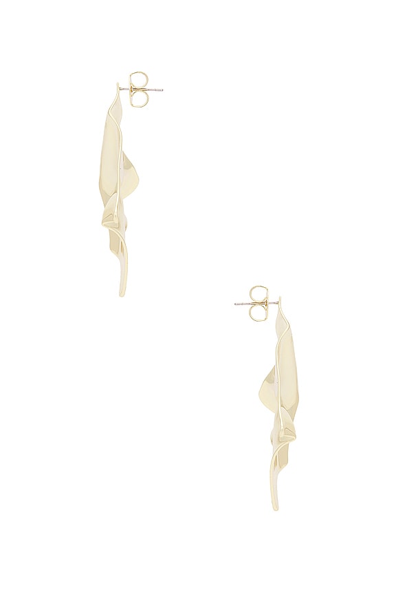 view 2 of 2 Carre Earring in Gold