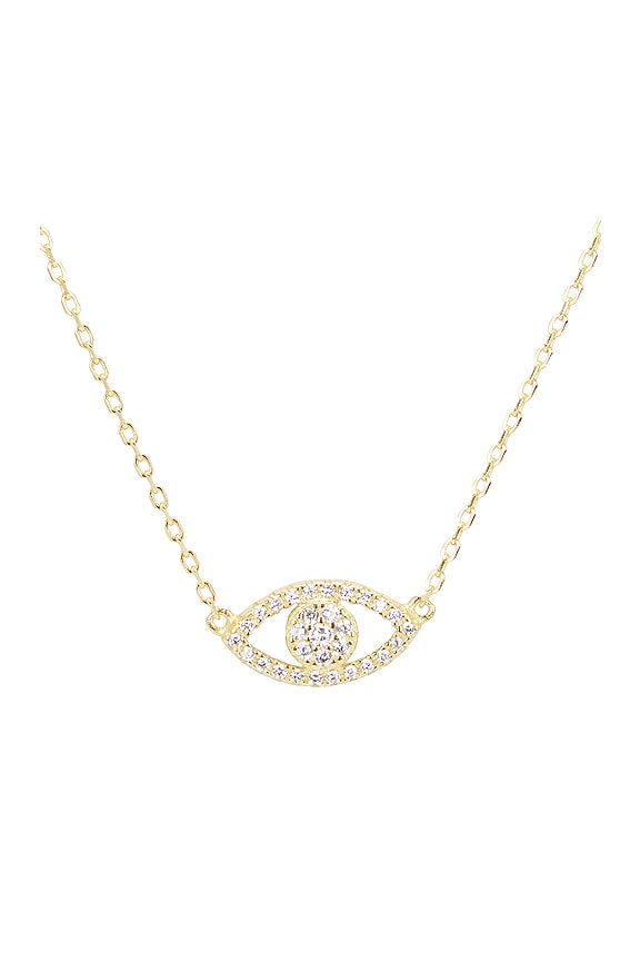 view 2 of 2 COLLAR EVIL EYE in Gold