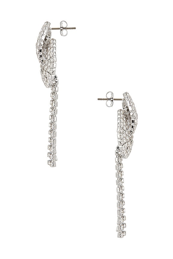 view 2 of 2 Looped Earrings in Silver
