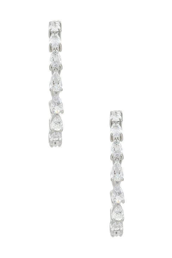 view 2 of 3 Pierre Hoop in Silver