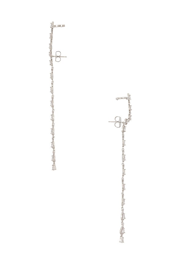 view 2 of 2 Valeria Ear Climber Earrings in Silver