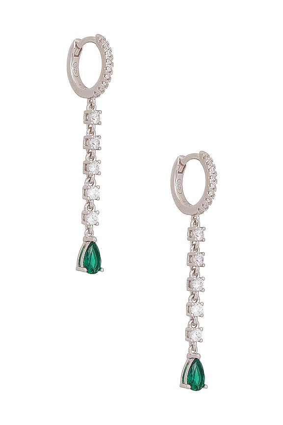 view 1 of 3 Dalila Earrings in Green