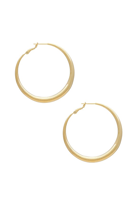 view 2 of 2 Nikita Hoop in Gold