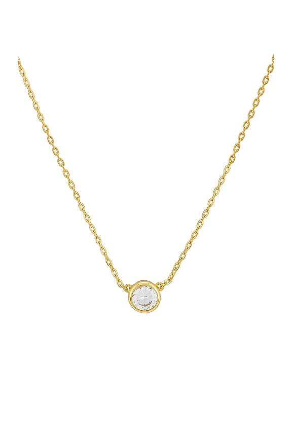 view 2 of 2 COLLIER SOLITAIRE in Gold