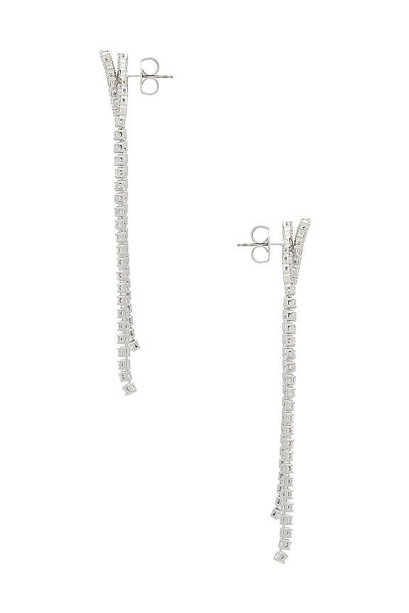 view 2 of 2 СЕРЬГИ KRISS KROSS in Silver