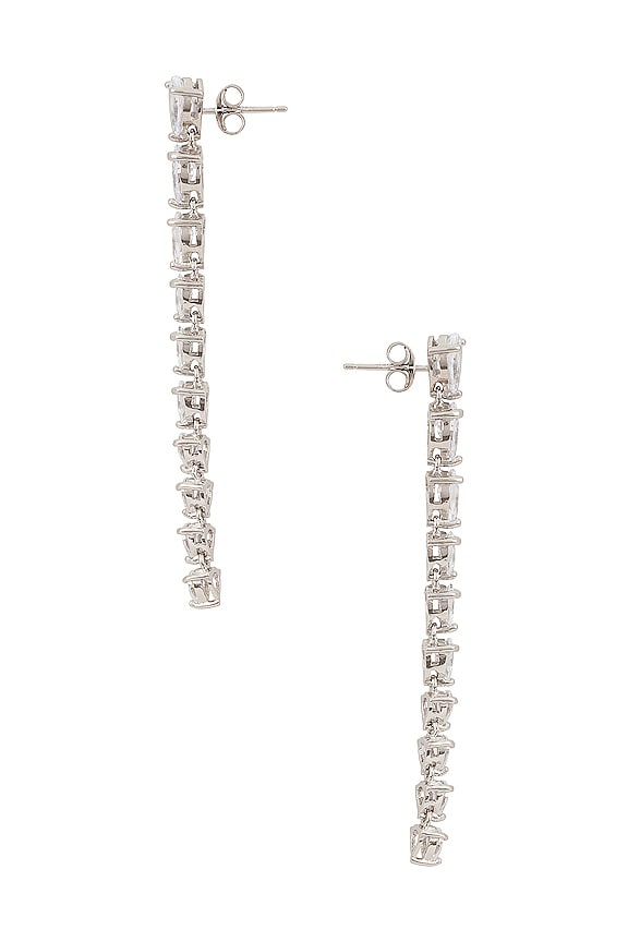 view 2 of 2 PENDIENTE THE LINE in Silver