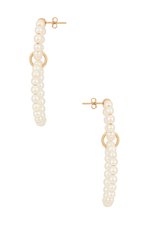 view 2 of 2 Chiara Pearl Earring in Pearl