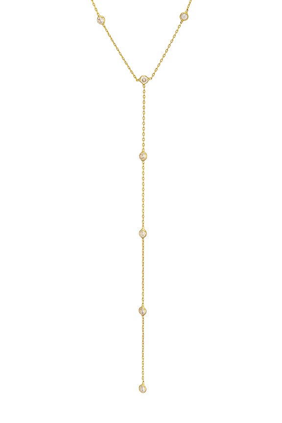 view 2 of 2 Emily Diamond Lariat in Gold