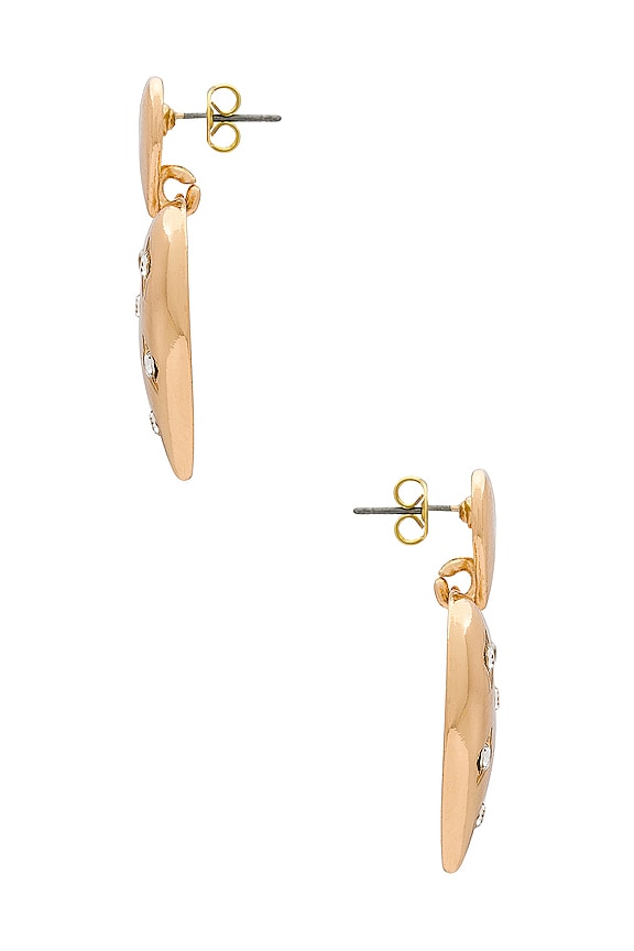 view 2 of 2 LILY HEART 귀걸이 in Gold