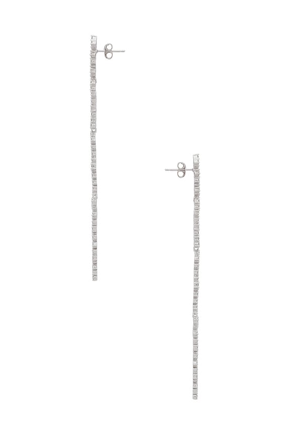 view 2 of 3 Kalista Pave Earring in Silver