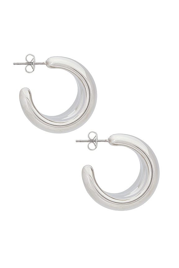 view 2 of 3 Kasumi Hoop in Silver