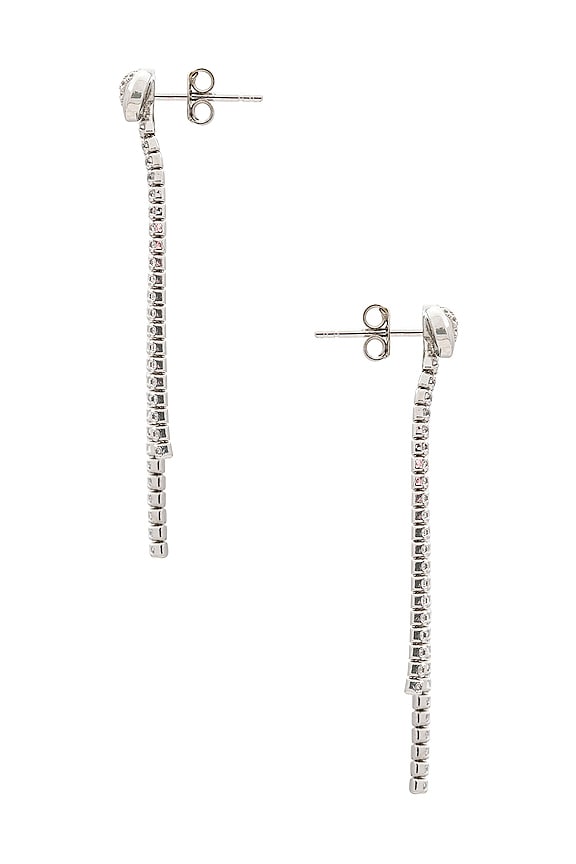 view 2 of 2 Bianca Bow Earring in Silver